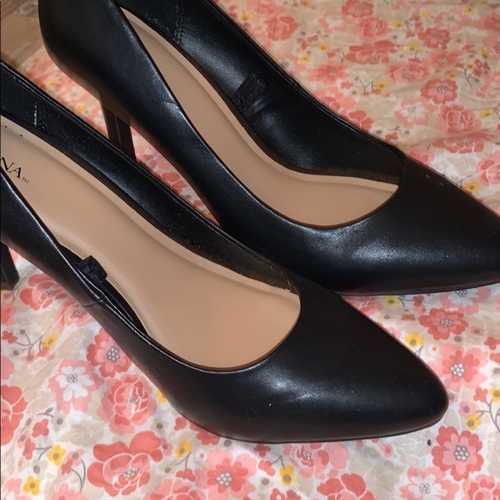 black heels